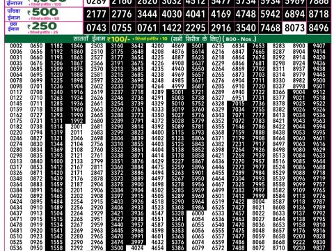 Rajshree Lottery Result Today