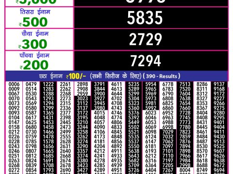Rajshree Lottery Result Today