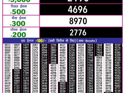 Rajshree Lottery Result Today