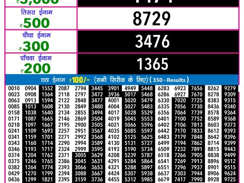 Rajshree Lottery Result Today