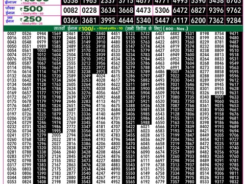 Rajshree Lottery Result Today