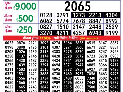 Rajshree Lottery Result Today