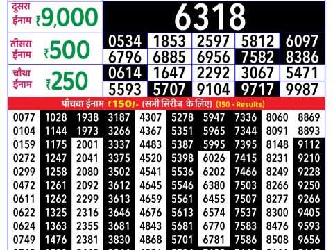 Rajshree Lottery Result Today