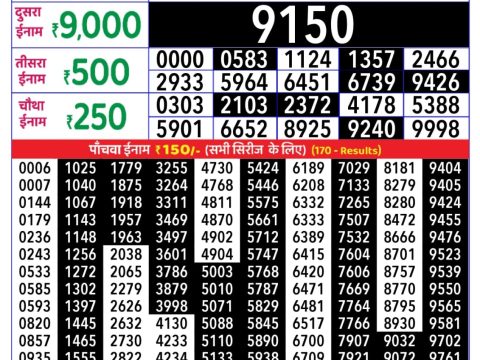 Rajshree Lottery Result Today