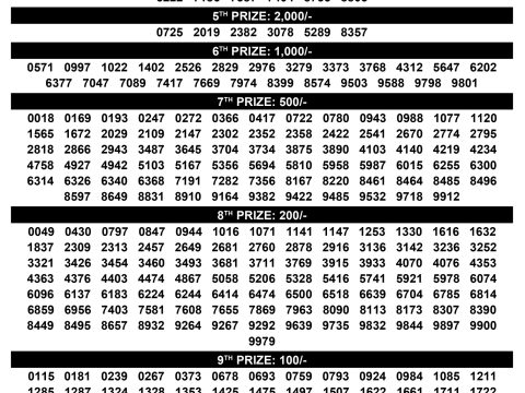 Kerala Lottery Result Samrudhi SM26 3PM 26.10.2025 Rajshree Lottery Result Today