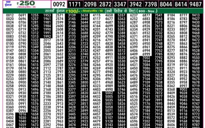Rajshree 50 Shani Weekly Lottery 7.30pm Result 04 October 2025