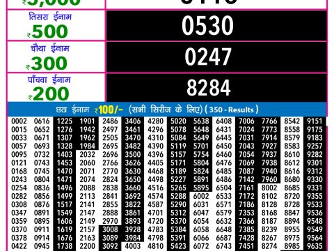 Rajshree Lottery Result Today