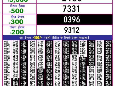 Rajshree Lottery Result Today