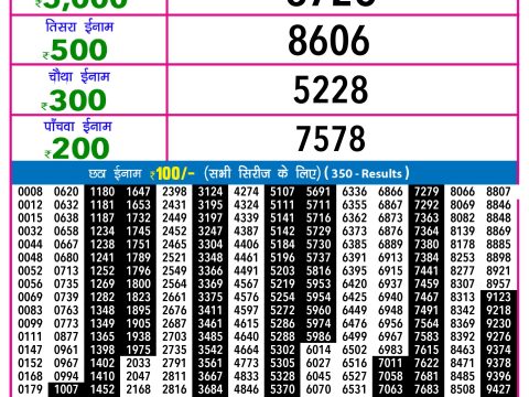 Rajshree Lottery Result Today