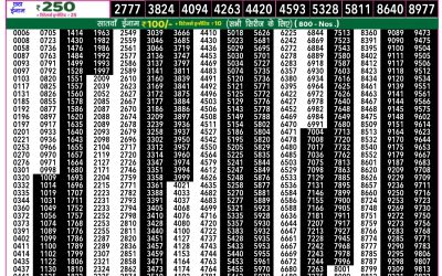 Everest Lottery Result Today Rajshree 50 Mangal Weekly Lottery 7.30pm Result 21 October 2025