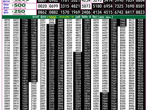 Rajshree Lottery Result Today