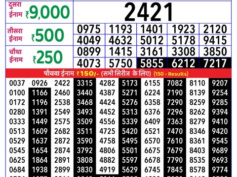 Rajshree Lottery Result Today