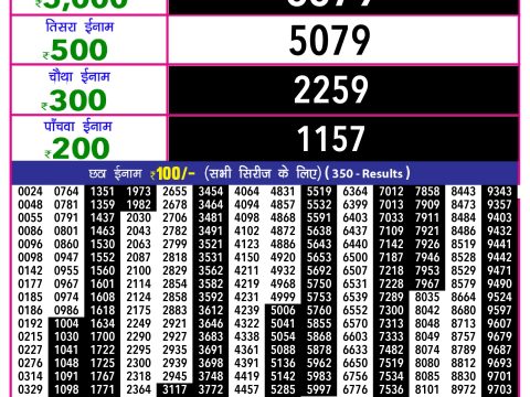 Rajshree Lottery Result Today
