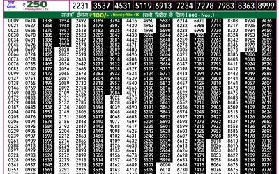 Everest Lottery Result Today Rajshree 50 Guru Weekly Lottery 7:30pm Result 06 November 2025