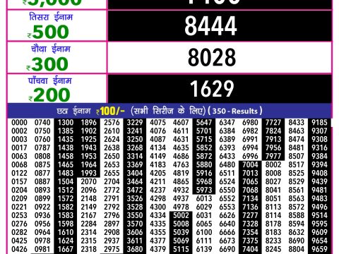 Rajshree Lottery Result Today