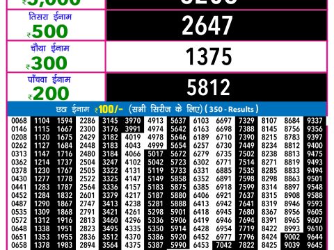 Rajshree Lottery Result Today