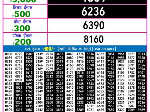 Rajshree Lottery Result Today