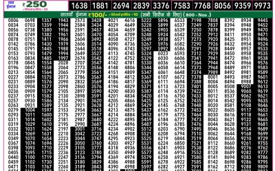 Rajshree 50 Shukra Weekly Lottery 7.30pm Result 21 November 2025