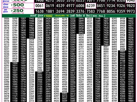 Rajshree Lottery Result Today