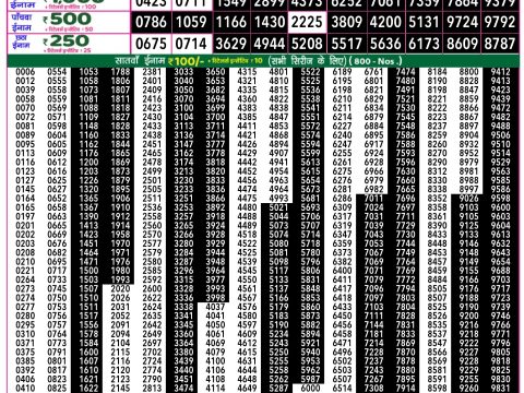 Rajshree Lottery Result Today