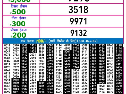 Rajshree Lottery Result Today