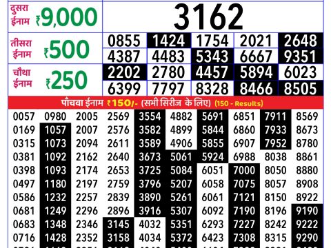 Rajshree Lottery Result Today