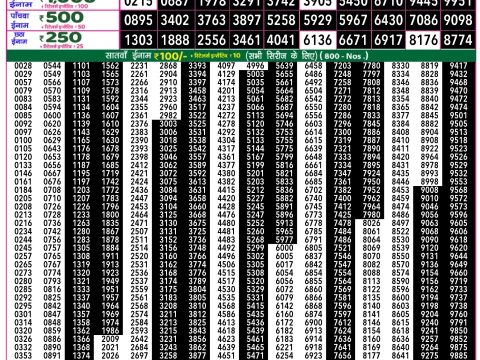 Rajshree Lottery Result Today