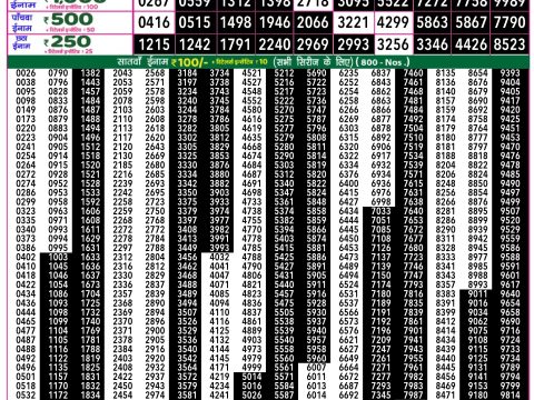 Rajshree Lottery Result Today