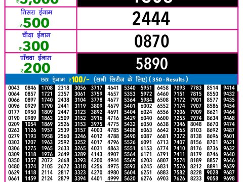 Rajshree Lottery Result Today