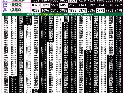 Rajshree Lottery Result Today
