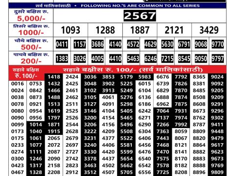 Rajshree Lottery Result Today