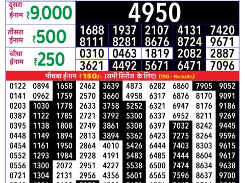 Rajshree Lottery Result Today