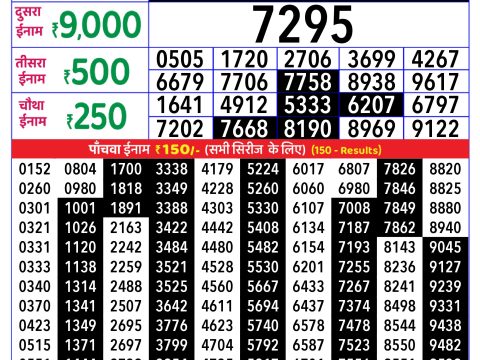 Rajshree Lottery Result Today