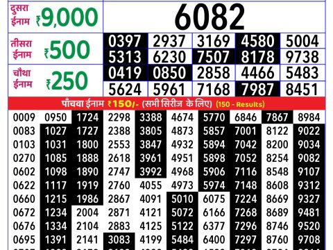 Rajshree Lottery Result Today