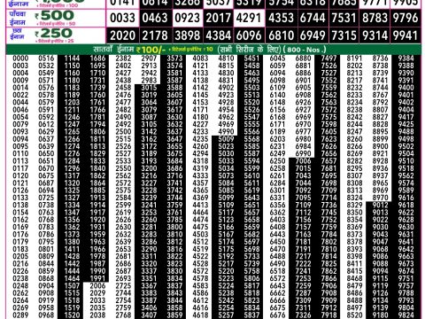 Rajshree Lottery Result Today