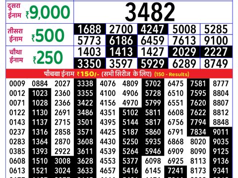 Rajshree Lottery Result Today