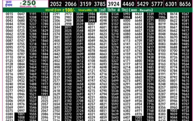 Rajshree 50 Guru Weekly Lottery 7:30pm Result 18 December 2025