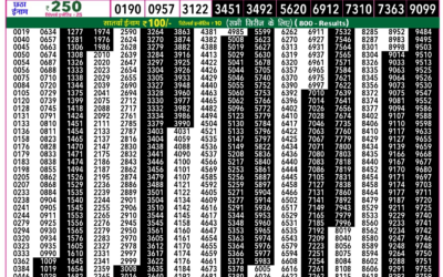 Rajshree 50 Guru Weekly Lottery 7:30pm Result 25 December 2025
