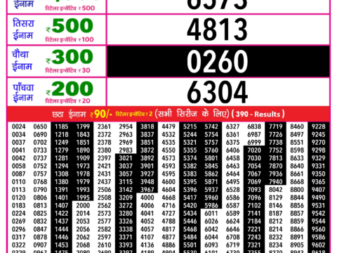 Rajshree Lottery Result Today