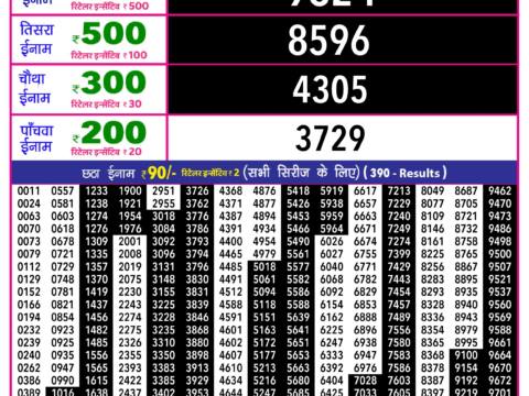 Rajshree Lottery Result Today