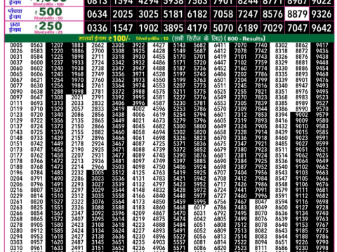 Rajshree Lottery Result Today