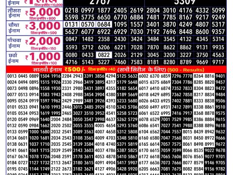 Rajshree Lottery Result Today