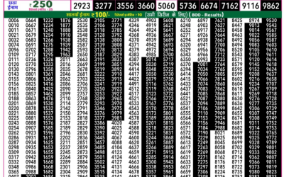 Rajshree 50 Budh Weekly Lottery 7:30pm Result 24 December 2025