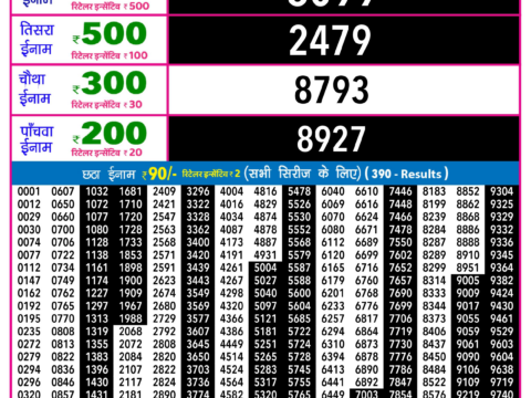 Rajshree Lottery Result Today