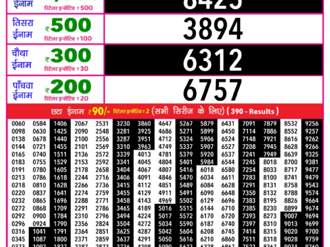 Rajshree Lottery Result Today