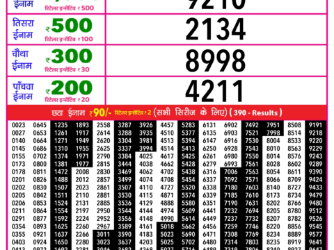 Rajshree Lottery Result Today