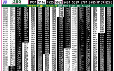 Everest Lottery Result Today Rajshree 50 Som Weekly Lottery 7:30pm Result 08 December 2025