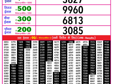 Rajshree Lottery Result Today