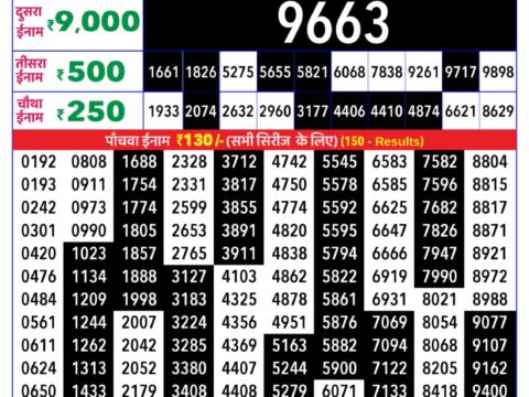 Rajshree Lottery Result Today