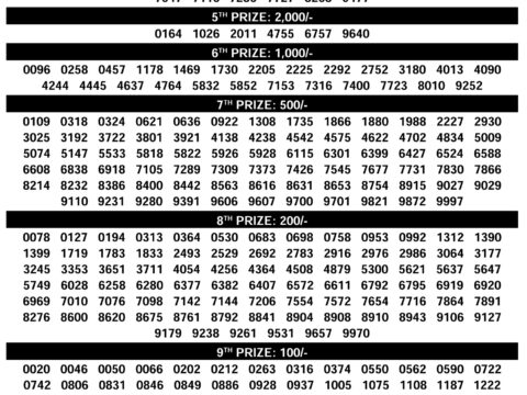 Karunya Plus KN-601 Kerala Lottery Result Today 3PM Live Rajshree Lottery Result Today